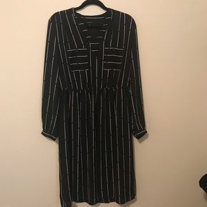 Who What Where Black and White Vintage Dress